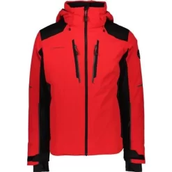 Obermeyer Foundation Insulated Jacket Men's -Obermeyer Apparel Shop 107804 BRAKELIGHT m