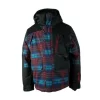 Obermeyer Cast Jacket El Wolf Plaid Teen Boys'