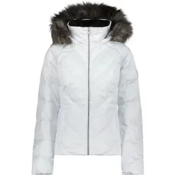 Obermeyer Bombshell Insulated Jacket Women's -Obermeyer Apparel Shop 99197 WHITE SATIN m