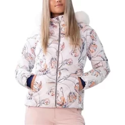 Obermeyer Bombshell Jacket - Women's -Obermeyer Apparel Shop fw23 obermeyer womensbombshelljacket gaiasfloral 3
