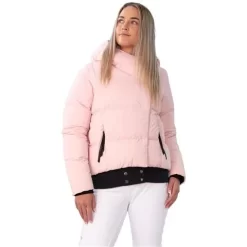 Obermeyer Calypso Down Jacket - Women's -Obermeyer Apparel Shop fw23 obermeyer womenscalypsodownjacket pinkchampagne 1
