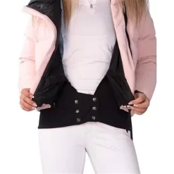 Obermeyer Calypso Down Jacket - Women's -Obermeyer Apparel Shop fw23 obermeyer womenscalypsodownjacket pinkchampagne 3