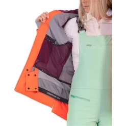 Obermeyer Cecilia Jacket - Women's -Obermeyer Apparel Shop fw23 obermeyer womensceciliajacket firefall 4