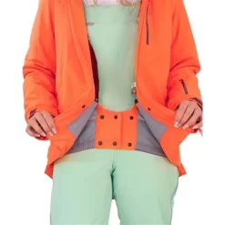 Obermeyer Cecilia Jacket - Women's -Obermeyer Apparel Shop fw23 obermeyer womensceciliajacket firefall 5