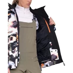 Obermeyer Cecilia Jacket - Women's -Obermeyer Apparel Shop fw23 obermeyer womensceciliajacket glitchy 5