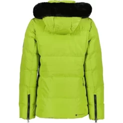 Obermeyer Circe Down Jacket - Women's -Obermeyer Apparel Shop fw23 obermeyer womenscircedownjacket honeydew 2