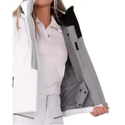 Obermeyer Como Jacket - Women's -Obermeyer Apparel Shop fw23 obermeyer womenscomojacket white 4