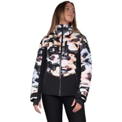 Obermeyer Women's Cosima Down Jacket | Buckmans -Obermeyer Apparel Shop fw23 obermeyer womenscosimadownjacket glitchy 1