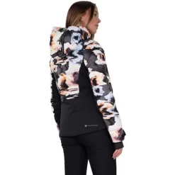 Obermeyer Women's Cosima Down Jacket | Buckmans -Obermeyer Apparel Shop fw23 obermeyer womenscosimadownjacket glitchy 2