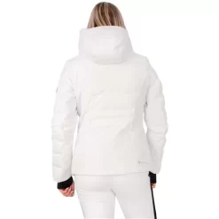 Obermeyer Women's Cosima Down Jacket | Buckmans -Obermeyer Apparel Shop fw23 obermeyer womenscosimadownjacket white 2