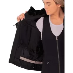 Obermeyer Electra Jacket - Women's -Obermeyer Apparel Shop fw23 obermeyer womenselectrajacket black 6