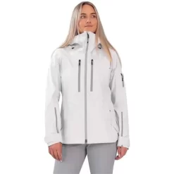 Obermeyer Highlands Shell Jacket - Women's -Obermeyer Apparel Shop fw23 obermeyer womenshighlandsshelljacket frosted 1