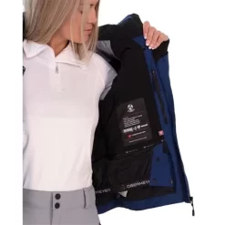 Obermeyer Kayla Jacket - Women's -Obermeyer Apparel Shop fw23 obermeyer womenskaylajacket navy 5