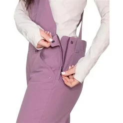 Obermeyer Malta Bib Overalls - Women's -Obermeyer Apparel Shop fw23 obermeyer womensmaltabiboveralls denimbeet 3