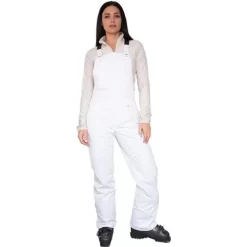 Obermeyer Malta Bib Overalls - Women's -Obermeyer Apparel Shop fw23 obermeyer womensmaltabiboveralls white 1