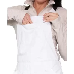 Obermeyer Malta Bib Overalls - Women's -Obermeyer Apparel Shop fw23 obermeyer womensmaltabiboveralls white 3